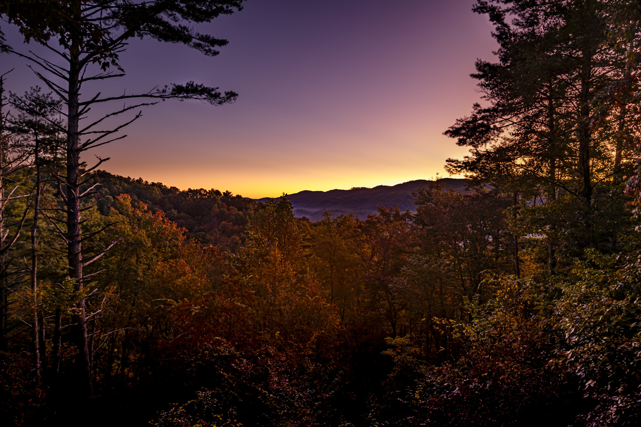 You are currently viewing Blue Ridge Mountains Sunrise
