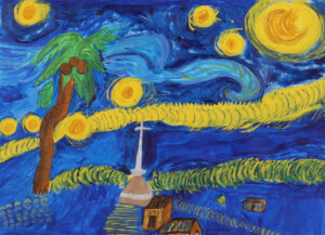Read more about the article The Village Church on a Starry Night