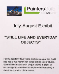 Read more about the article July-August Exhibit: Still Life and Everyday Objects