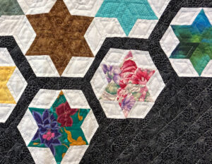 Read more about the article Paper Pieced Diamonds (Detail)